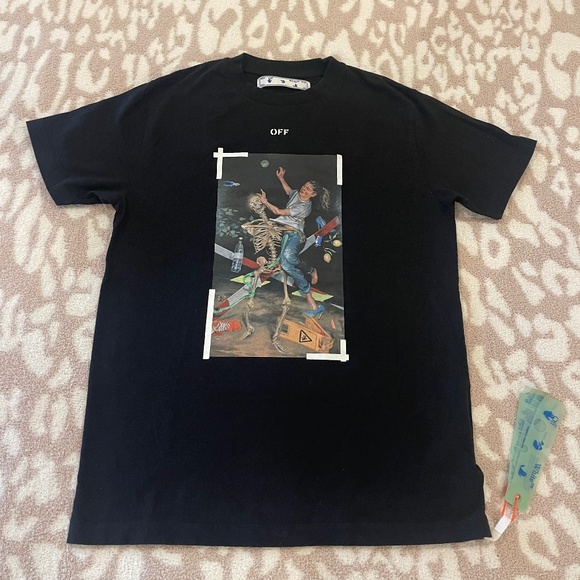 Vintage Rare OFF-WHITE Pascal Painting Print Tee